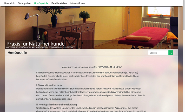 Screenshot of dagmarduve.de